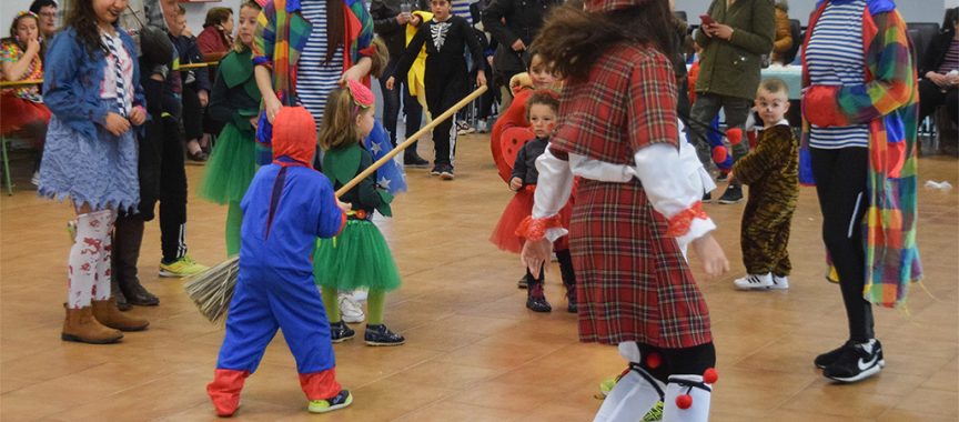 Fiesta infantil celebrada en 2019 en Brazatortas