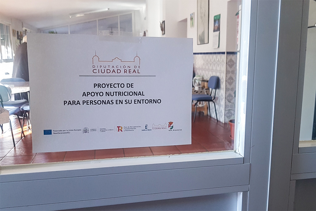Proyecto de ‘Apoyo Nutricional para Personas en su Entorno’ de la
Diputación Provincial de Ciudad Real.